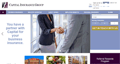 Desktop Screenshot of capitalinsuranceagent.com